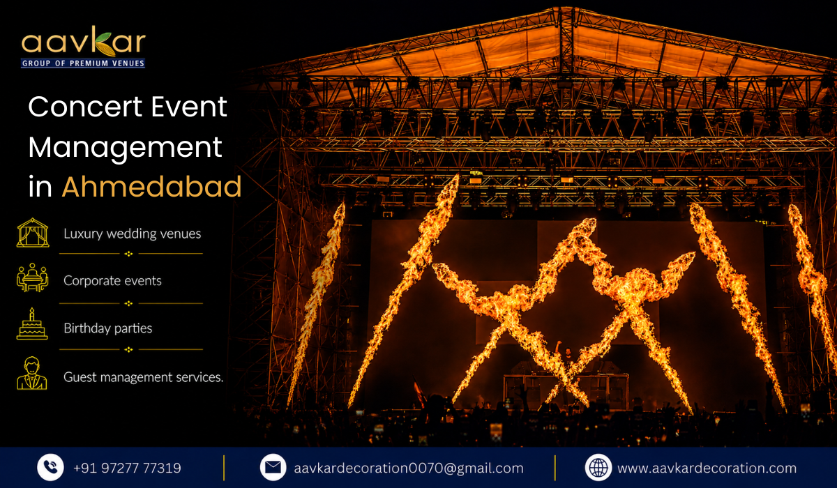 Concert Event Management in Ahmedabad