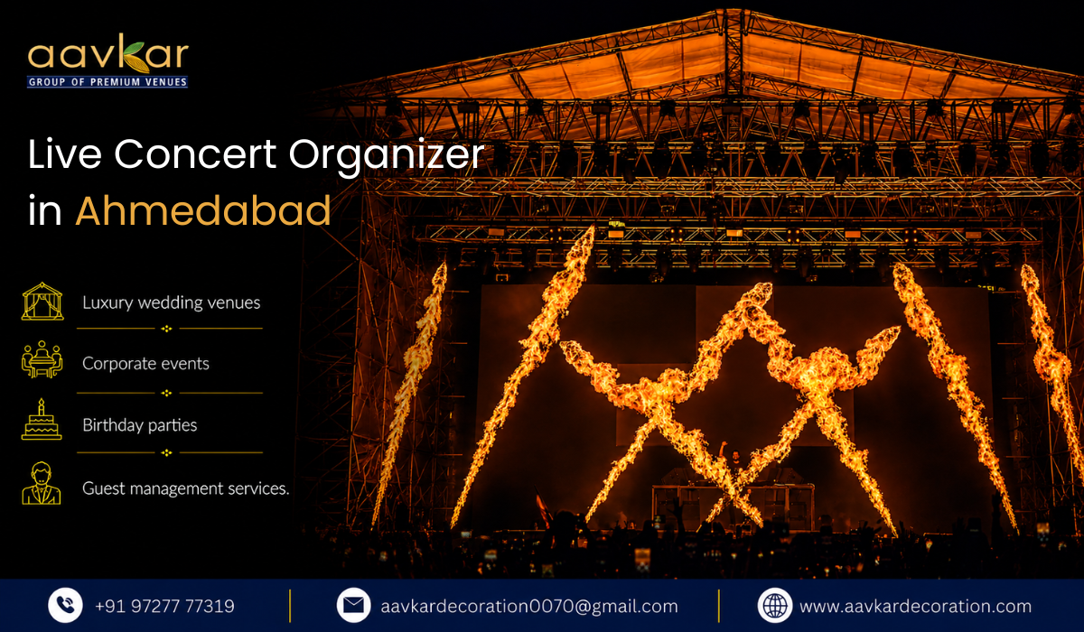 Live Concert Organizer in Ahmedabad